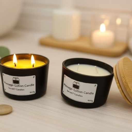 All-Natural Massage Lotion Candle